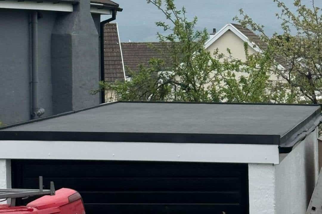 Our flat roofing work in Menai bridge, North Wales